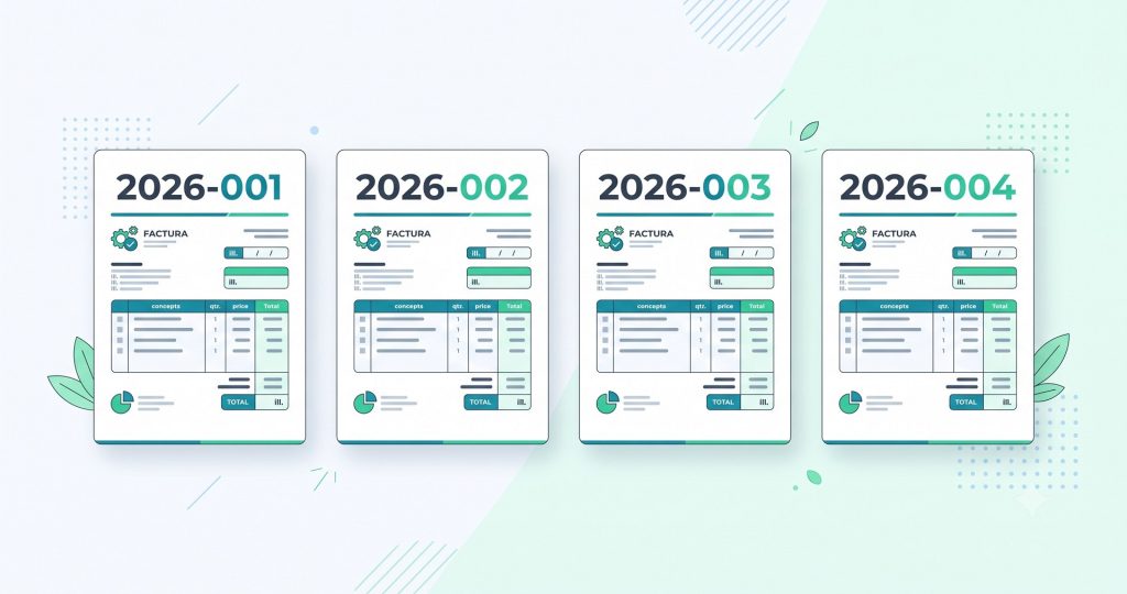 Cómo organizar tu numeración de facturas como autónomo