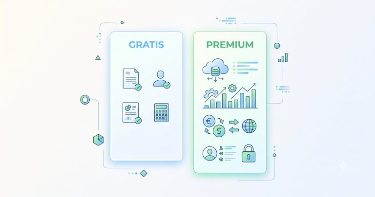 Diferencia entre plan Gratis y Premium en Factura Autónomo